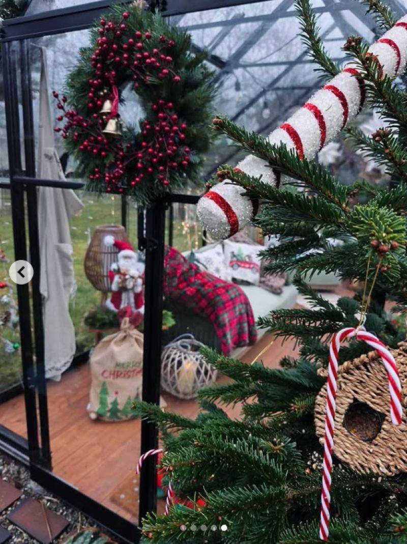 Świąteczna szklarnia Kasi Zielińskiej/Instagram/katarzynazielinska