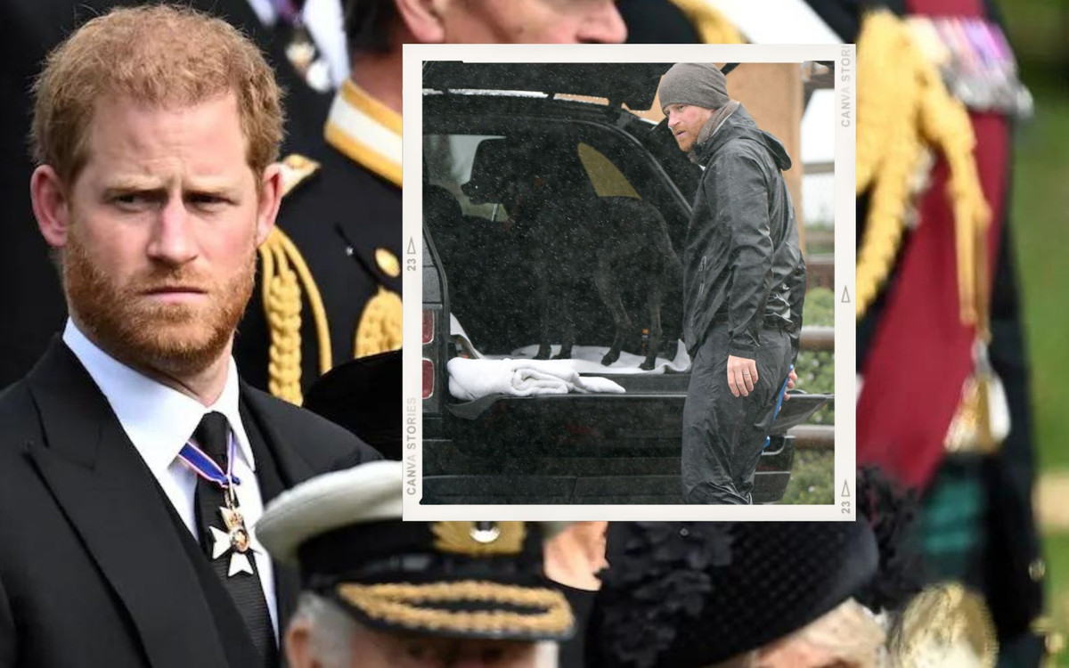 Książę Harry przyłapany z ochroniarzem tuż po wycieku fragmentu swojej książki (ZDJĘCIA)