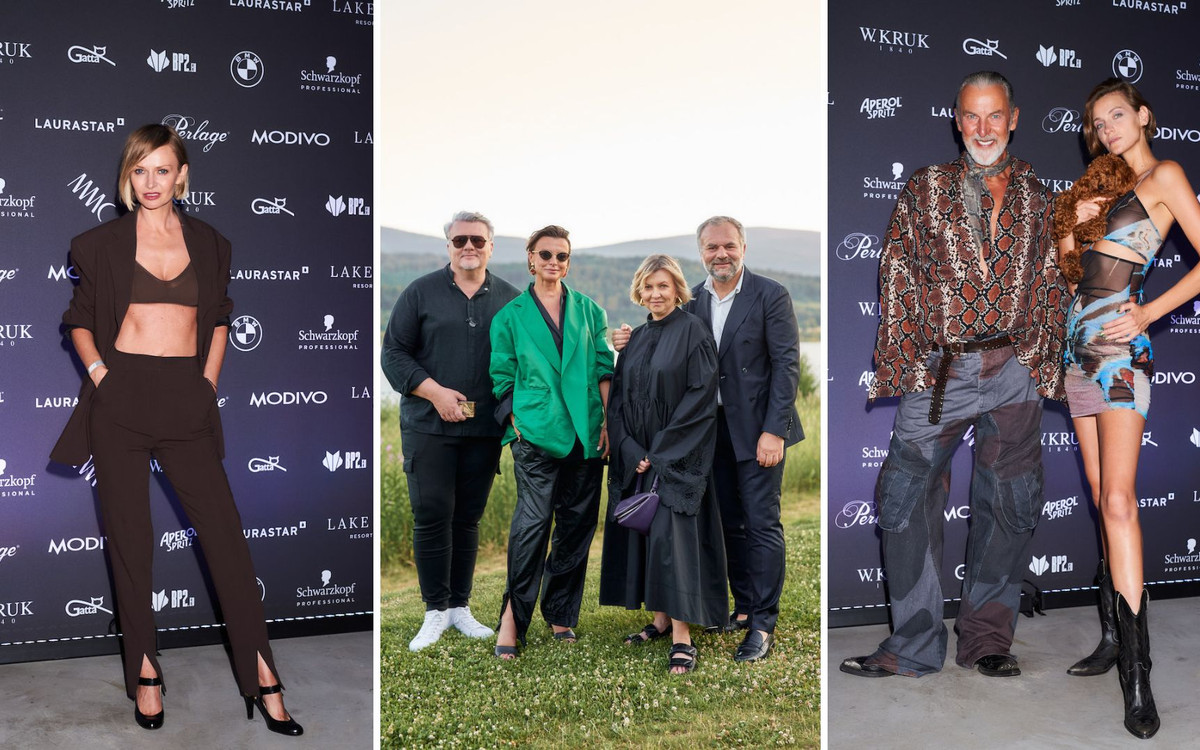 Gwiazdy na pokazie MMC AW22/23. Ciężarna Katarzyna Sokołowska z mężem. Gdzie jest ten BRZUSZEK?!