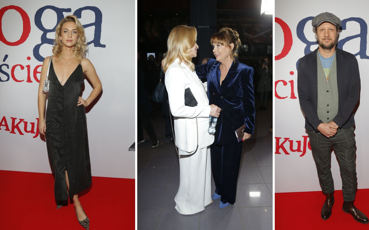 Premiera filmu “U Pana Boga w Królowym Moście”. Córka Piotra Grabowskiego błyszczała w czarnej sukni