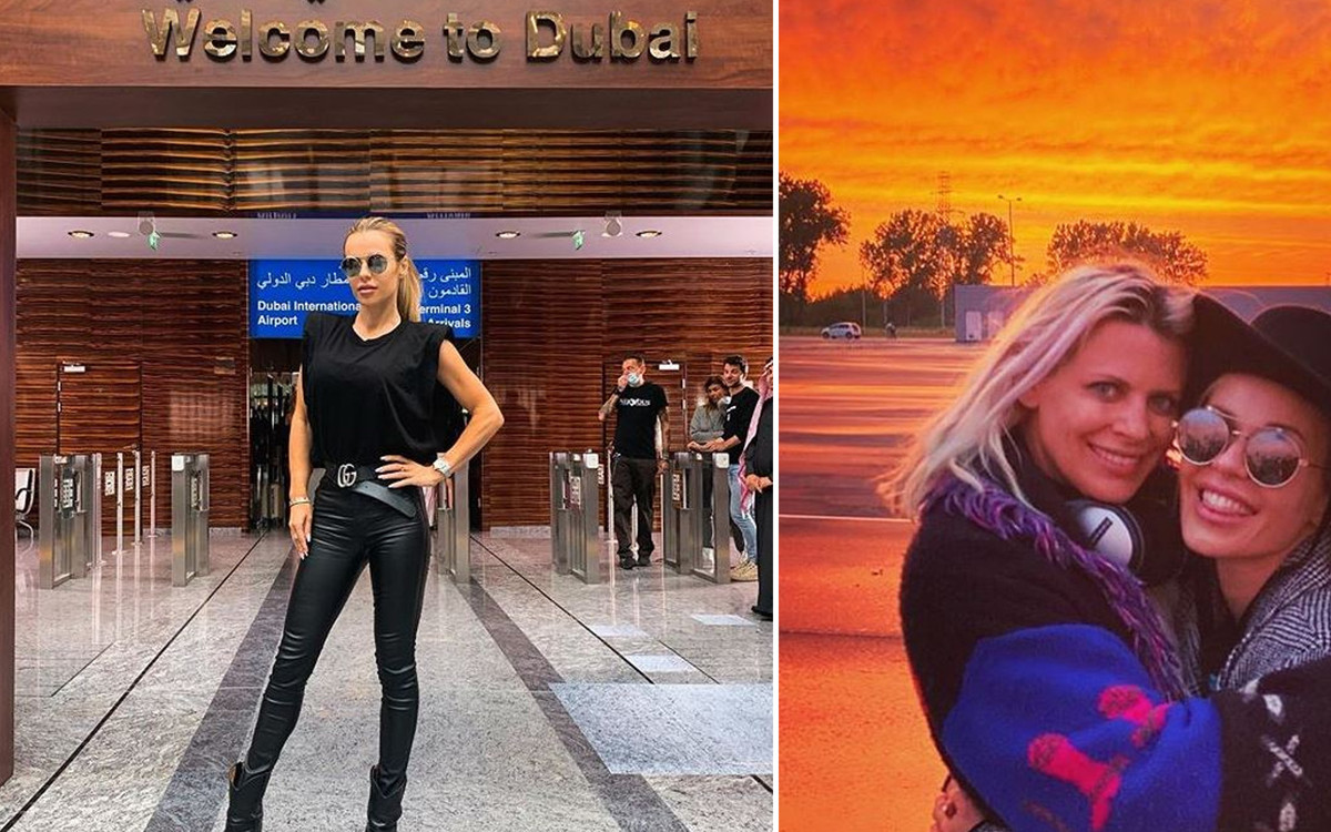 Doda i Maria Sadowska szaleją w Dubaju. Na lotnisku nikt nie mógł oderwać od nich wzroku