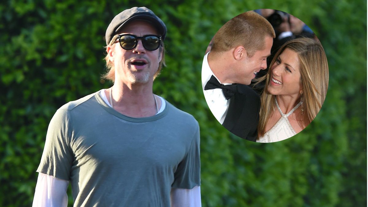 Brad Pitt pytany przez paparazzi czy wrócił do Jennifer Aniston