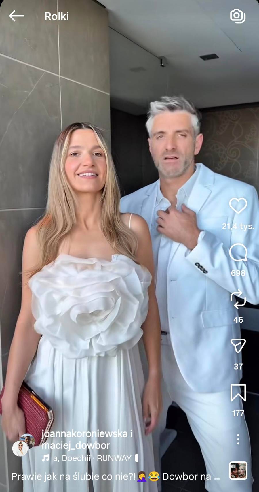 Dowbor i Koroniewska po raz drugi wezmą ślub? , fot. Instagram
