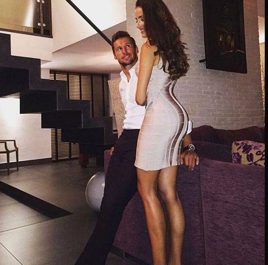 Celia Jaunat i Grzegorz Krychowiak razem