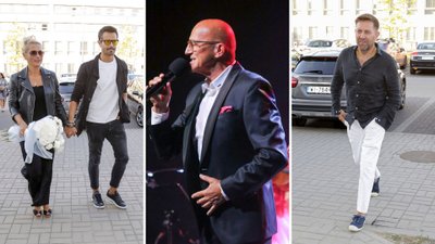 Premiera muzycznego Roberta Rozmusa. Rafał Królikowski, Anna Głogowska, Mikołaj Krawczyk z żoną