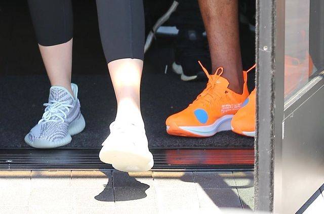 Khloe Kardashian z Tristanem Thompsonem na lunchu