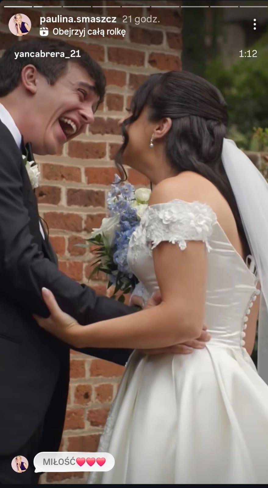 Paulina Smaszcz zachwycona nagraniami ze ślubów, fot. Instagram
