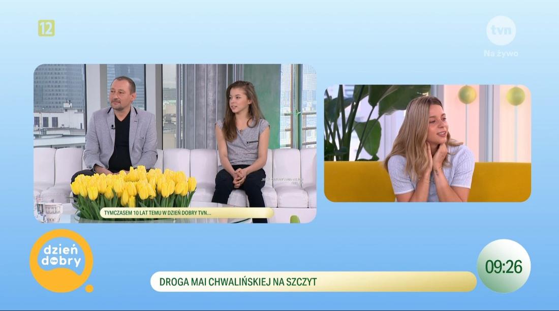 Młoda Maja Chwalińska, fot. screen TVN