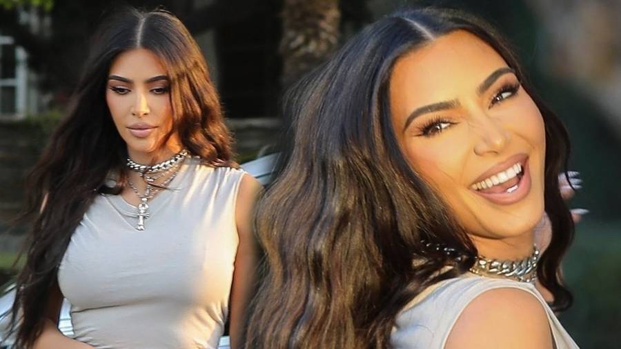 Zadowolona Kim Kardashian nie przejmuje się rozwodem.