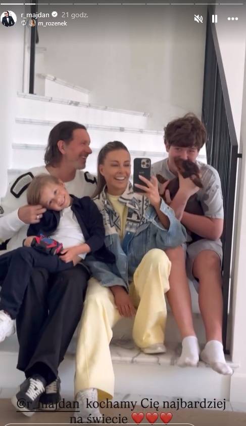 Radosław Majdan, Małgorzata Rozenek-Majdan, fot. Instagram