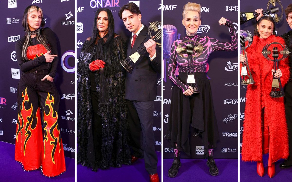 Szalone stylizacje gwiazd na “On Air Music Awards 2025”! Agnieszka Chylińska, OGNISTA Sarsa, Kayah (FOTO)
