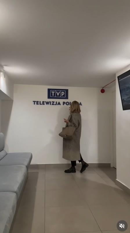 Anna Kalczyńska żegna się z TVP, fot. Instagram