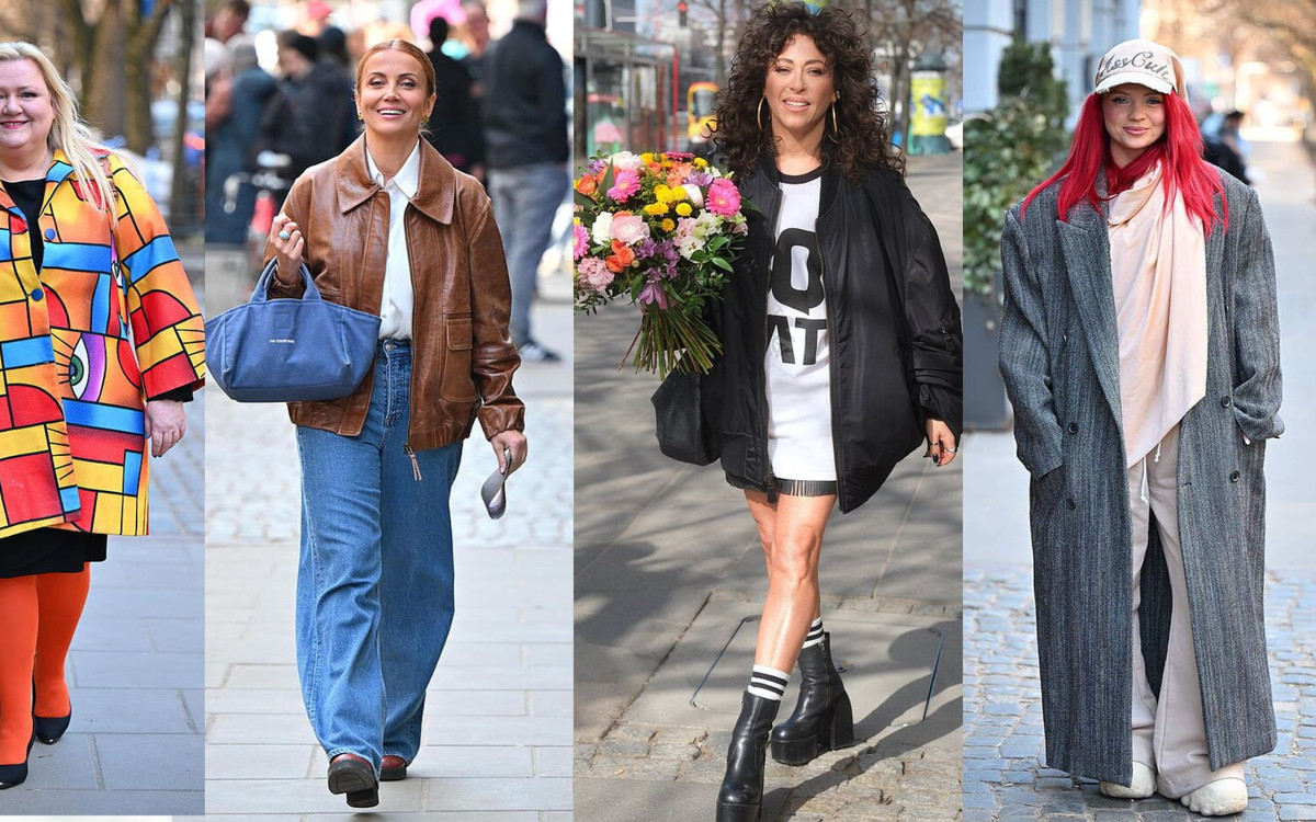 Gwiazdy przed studiem “DDTVN”. Zaroiło się od pięknych kobiet. Zdjęcia paprazzi