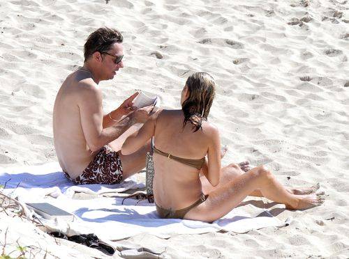 Kate Moss korzysta ze słońca na Karaibach