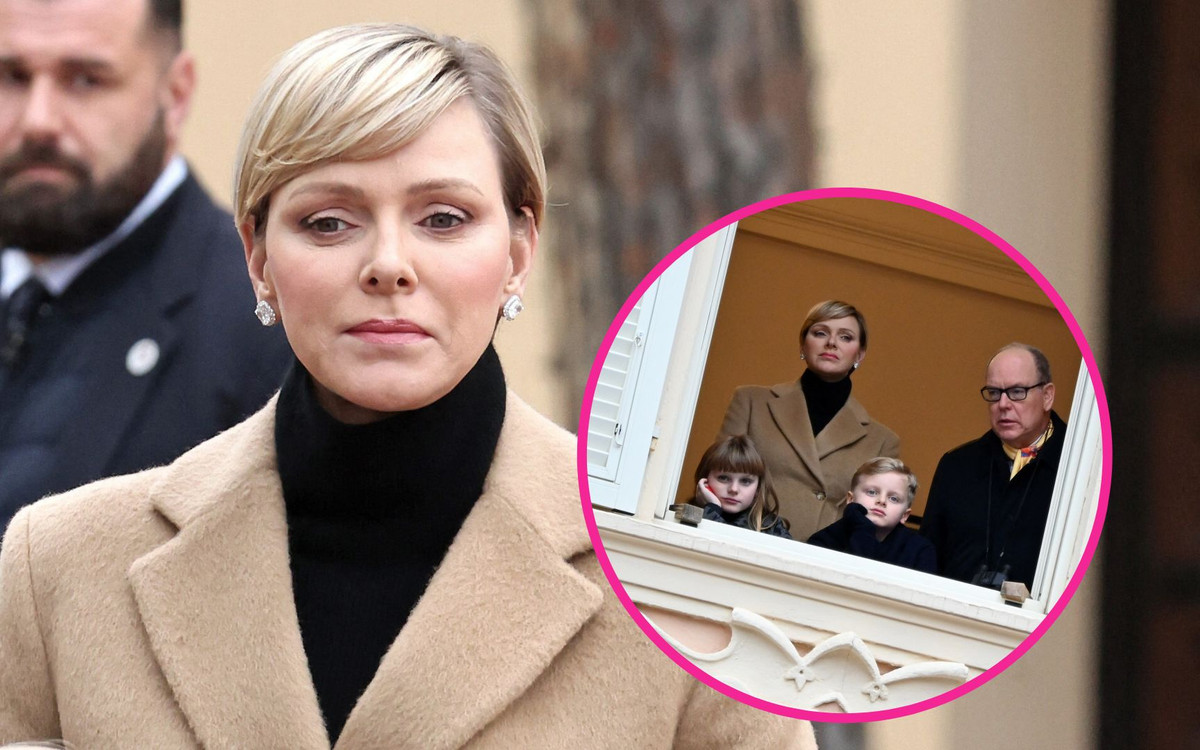 Księżniczka Charlene z ponurą miną towarzyszy rodzinie na paradzie cyrkowej (ZDJĘCIA)