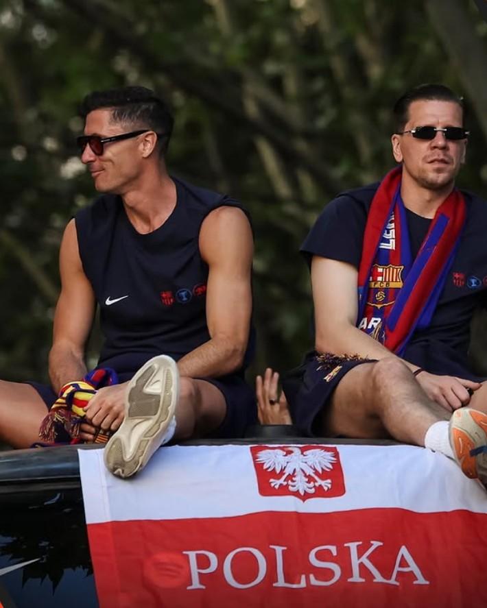 Robert Lewandowski i Wojciech Szczęsny, fot. Instagram