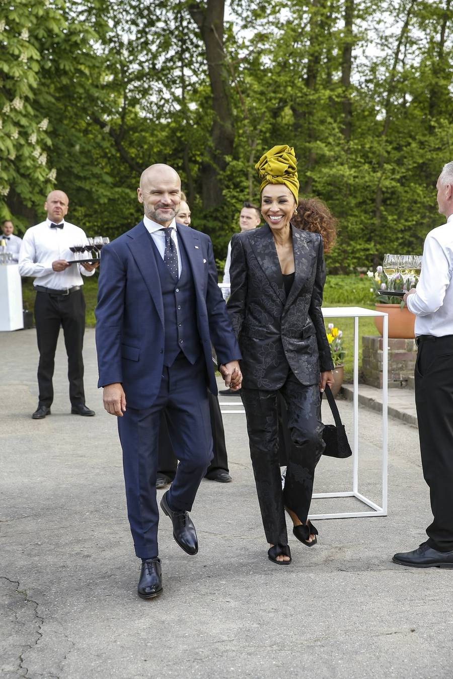 Omenaa Mensah i Rafał Brzoska brylują na TOP CHARITY Art 2025! Promienieją miłością jak z bajki (FOTO)