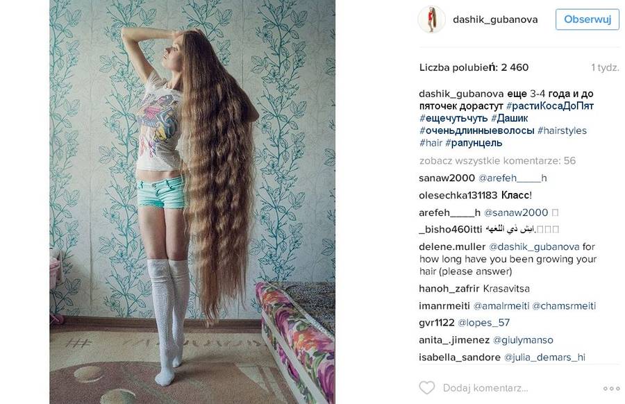 WOW! Ta kobieta nie ścinała włosów od 13 lat!