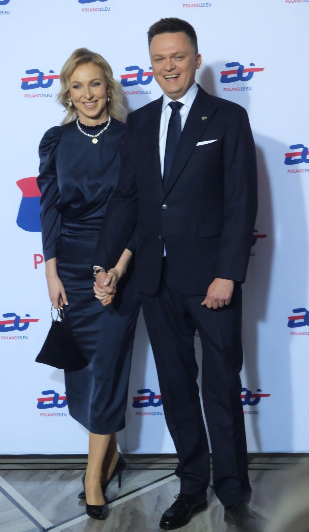 Szymon Hołownia z żoną/KAPIF