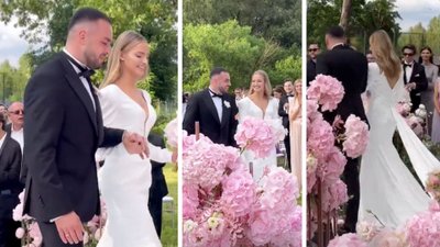 Ślub Karoliny Pisarek. Tak prezentowała się pierwsza suknia ślubna (ZDJĘCIA)