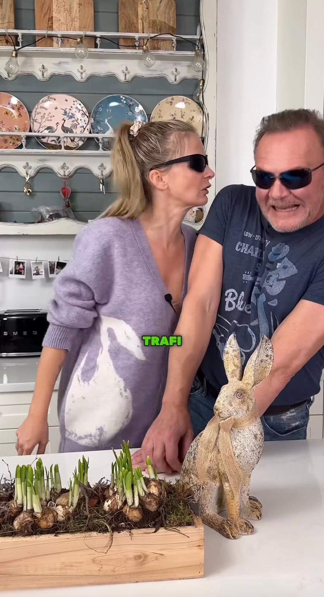 Edyta Pazura, Cezary Pazura, fot. Szkło Must Go On/Instagram.