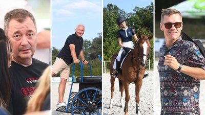 Mistrzostwa Jeździeckie Gwiazd 2024. Katarzyna Dowbor, Dariusz Kordek z córką, Marcin Mroczek…