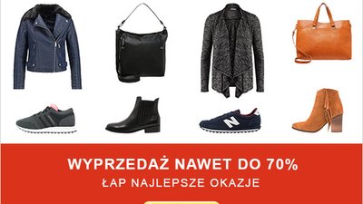 70% wyprzedaż w Zalando!