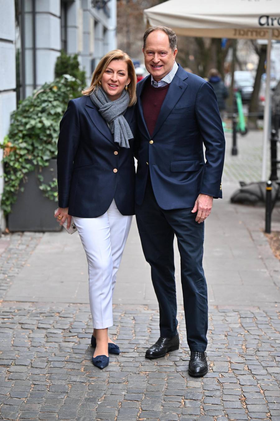 Mar Brzeziński z żoną, fot. AKPA