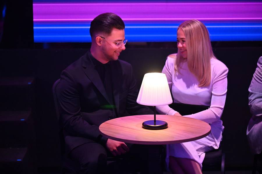 Allan Krupa z nową dziewczyną na widowni "Tańca z Gwiazdami", fot. KAPiF