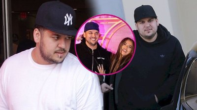 Rob Kardashian pokazał się na urodzinach Khloe. Schudł i wygląda ŚWIETNIE!