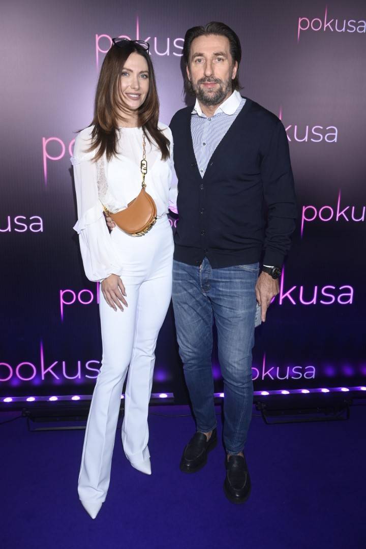 Premiera filmu “Pokusa”: Helena Englert z czarnymi ustami, Stifler w złotej masce, Maria Sadowska w smokingu