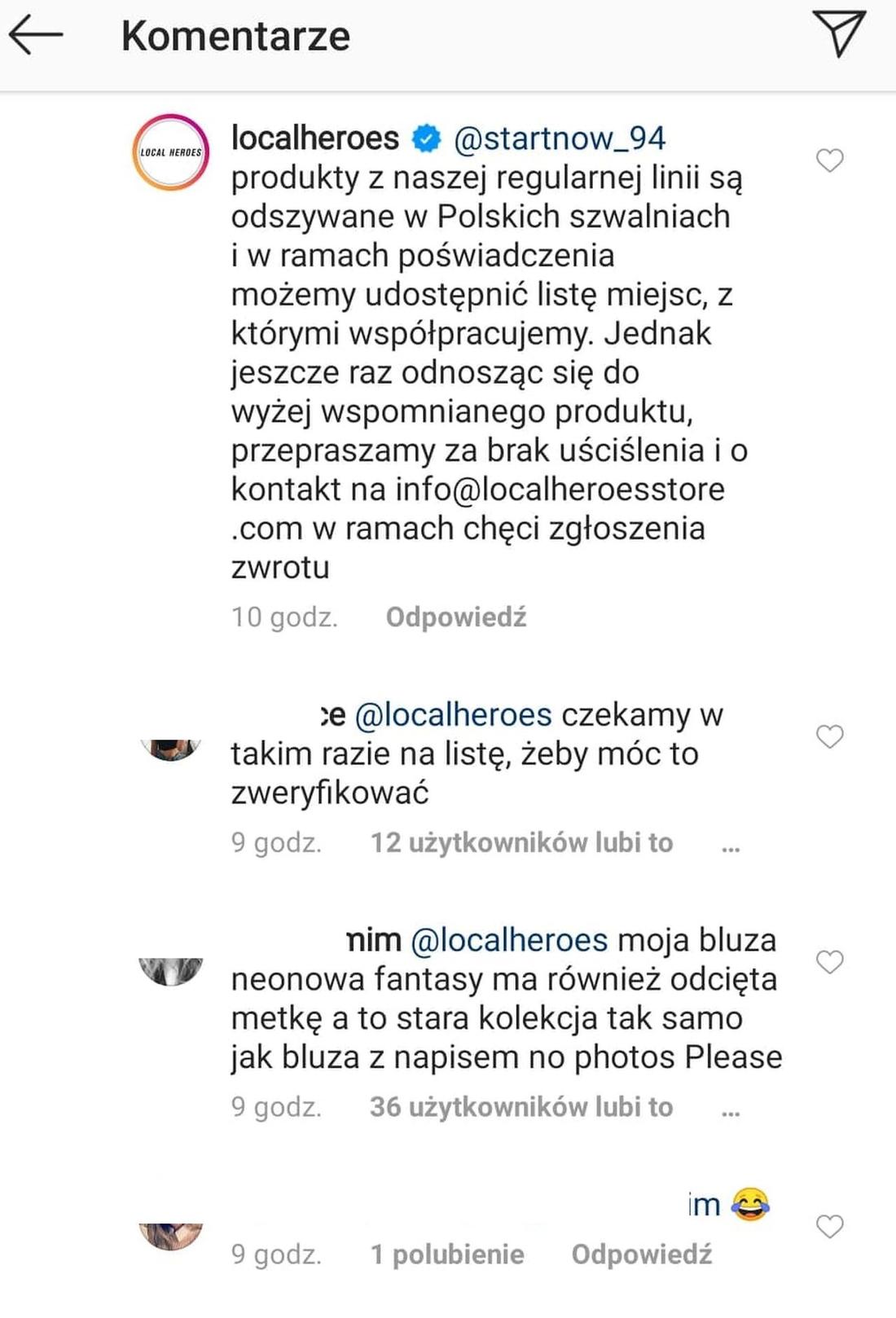 "Afera metkowa" z Local Heroes