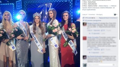Miss Polski 2015 została Magdalena Bieńkowska