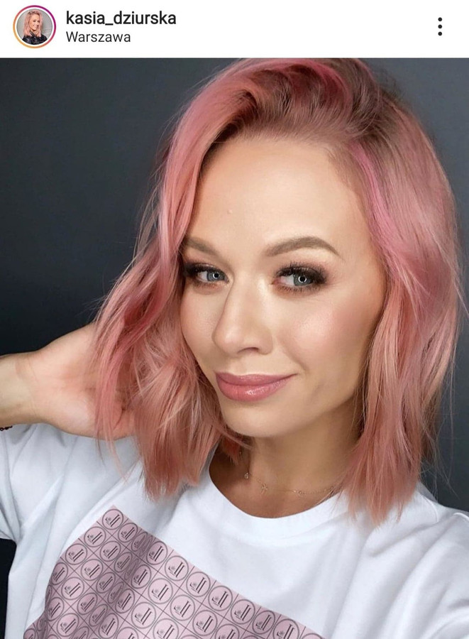 Róż to totalnie jej kolor!