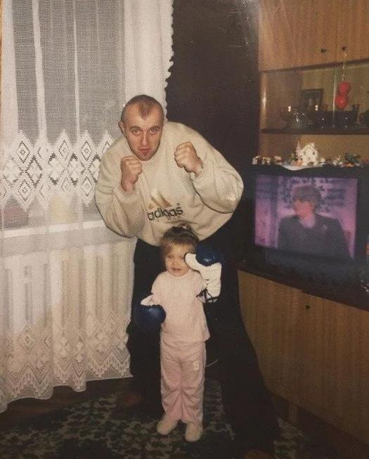 Mariusz Węgłowski z córką Nikolą, fot. Instagram