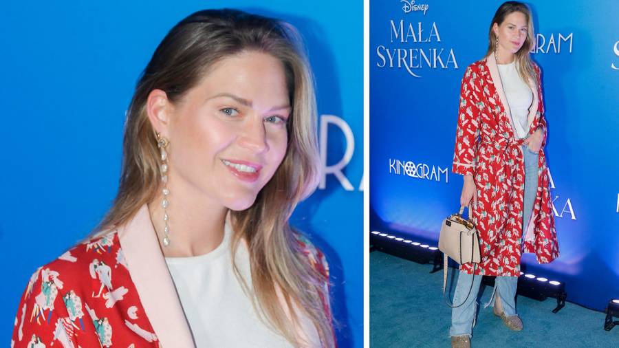 Premiera filmu “Mała Syrenka”. Natalia Kukulska z 18-letnią już córką, Maria Sadowska z 11-letnią Lilą i 8-letnim Iwo