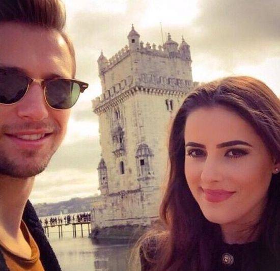 Celia Jaunat i Grzegorz Krychowiak razem