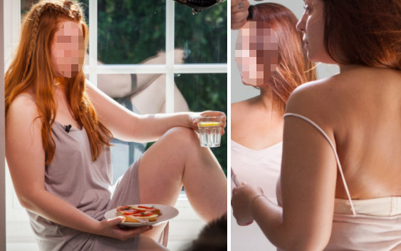 Naga sesja i sesja bez makijażu w #Supermodelka Plus Size (FOTO+VIDEO)