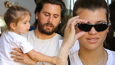 Kiedy Kourtney szalała na Coachelli, Scott bawił dzieci (ZDJECIA)