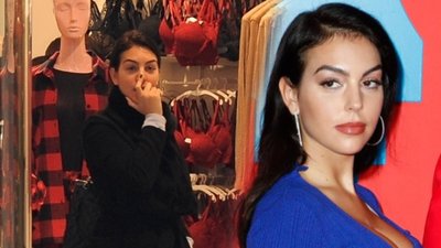 Georgina Rodriguez w paskudnych butach od Chanel buszuje po sklepach (ZDJĘCIA)