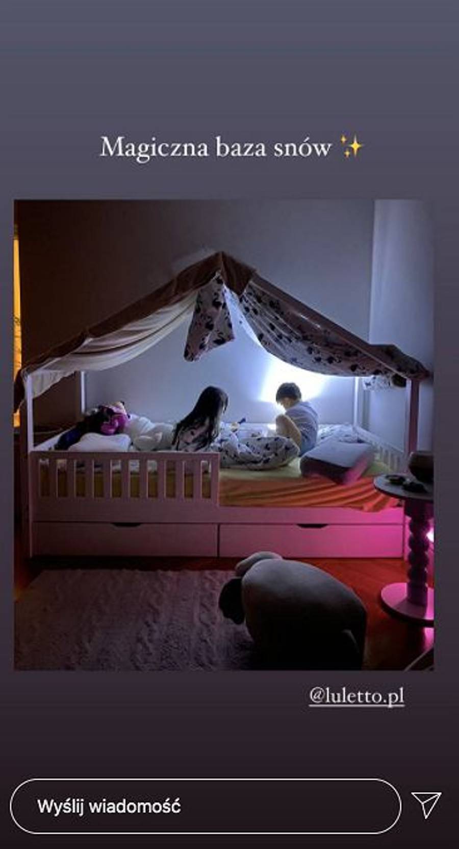 Przytulny pokój syna Zosi Ślotały.