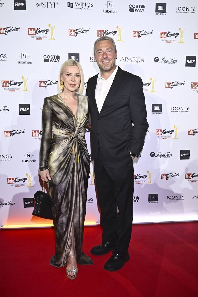 Dziennikarka TVN24 błyszczy z mężem na gali Telekamery 2025. Niedawno wzięli ślub!