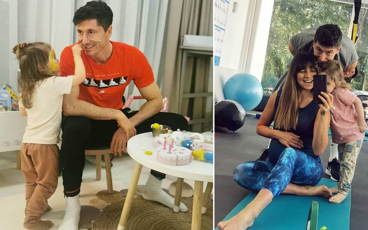 Robert Lewandowski na LIVE’ie czytał dzieciom – Klara powtarzała po tatusiu
