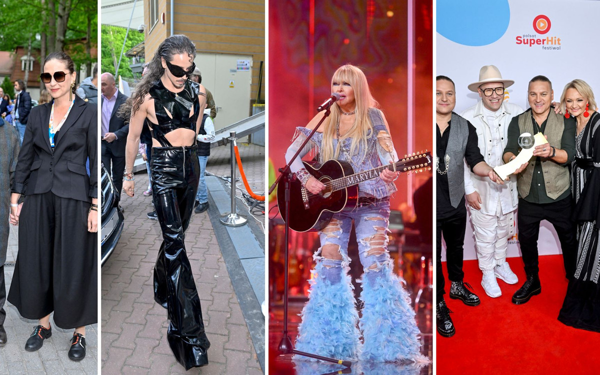 Polsat SuperHit Festiwal 2023. Janachowska z torebką za 29 tys. zł, Szpak w lateksie, odchudzona Rodowicz