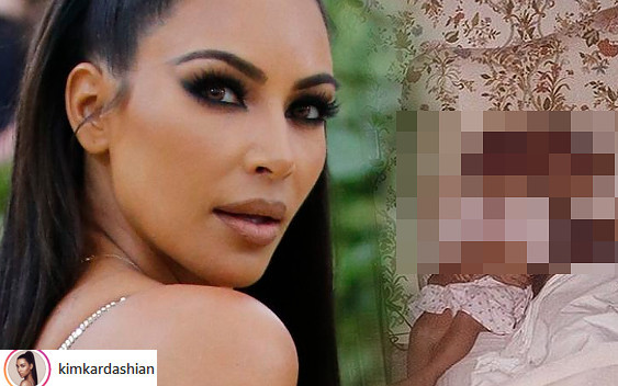 Kim Kardashian pokazała zdjęcie z dzieciństwa z ojcem i Khloe (Instagram)