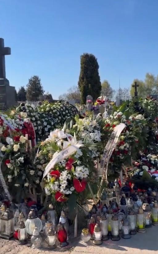 Grób Łukasza Litewki, fot. TikTok. com