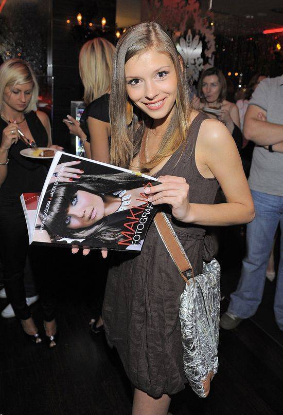 Klaudia Halejcio na starych zdjęciach