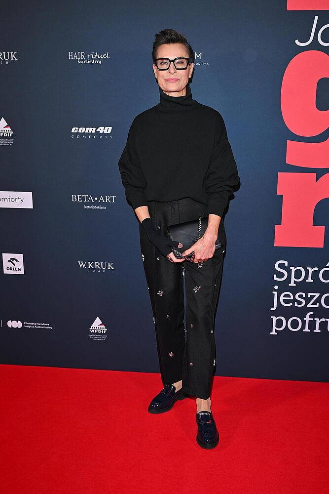 Danuta Stenka - premiera "Jan Englert. Spróbuję jeszcze raz pofrunąć", fot. KAPiF