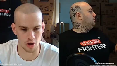 Szokujące sceny podczas streamu Łatwoganga. Ktoś wkradł się przez balkon!