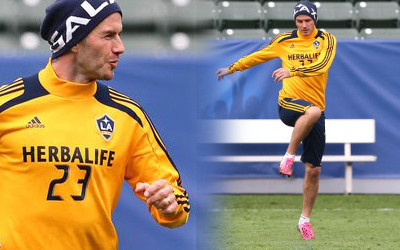 David Beckham na ostatnim treningu (FOTO)